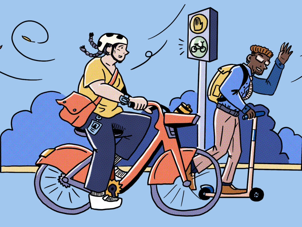 Walking, biking or even riding a scooter to get from place to place ups your non-exercise activity thermogenesis, or NEAT. Small movements can make a positive difference to your overall health.