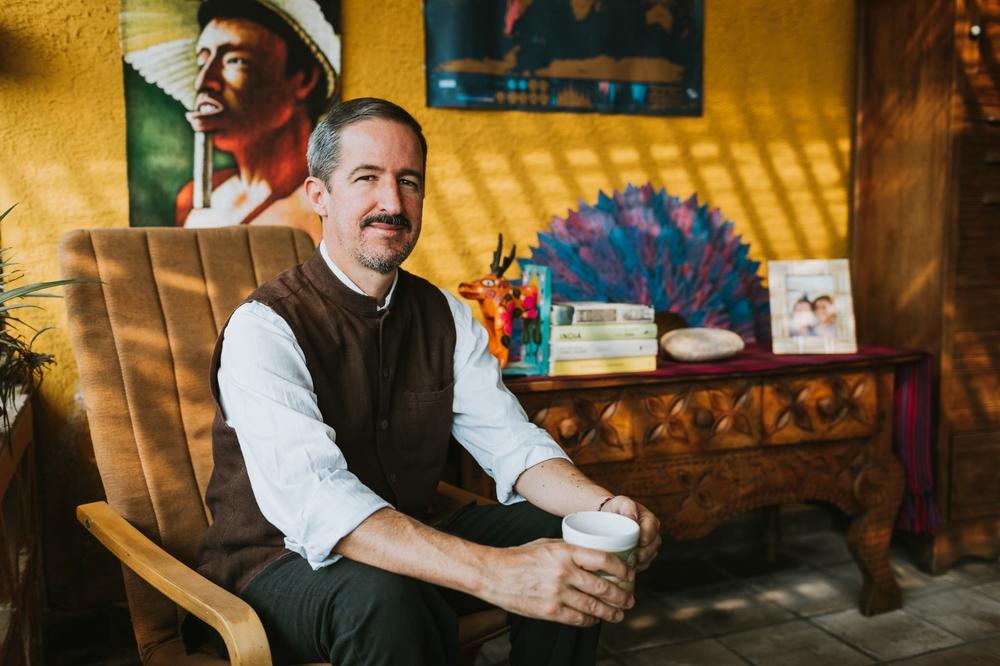 Rodrigo Paris Rojas, who's from Colombia, now lives in Guatemala where he runs a group to assist rural women: 