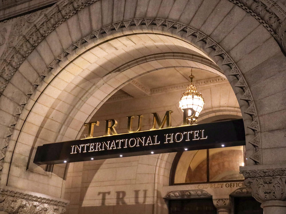The Trump International Hotel in Washington, D.C., is seen on March 22, 2019.