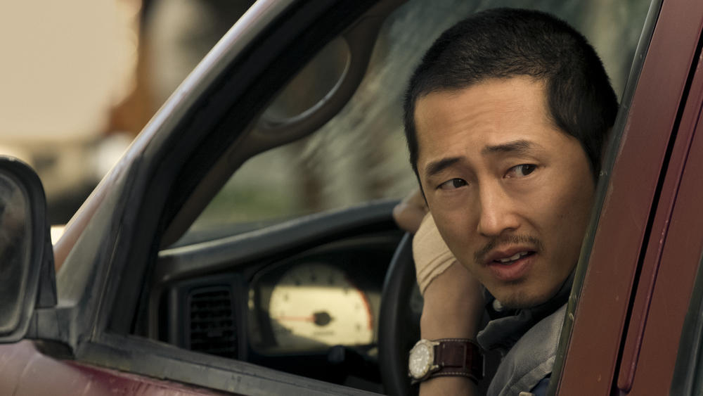 Steven Yeun as Danny in <em>Beef</em>.