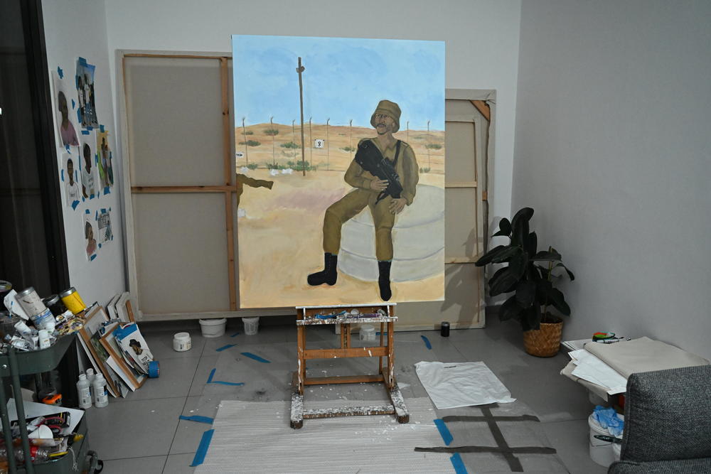 Michal Worke—an Israeli artist with Ethiopian roots, shares her studio space and artwork.