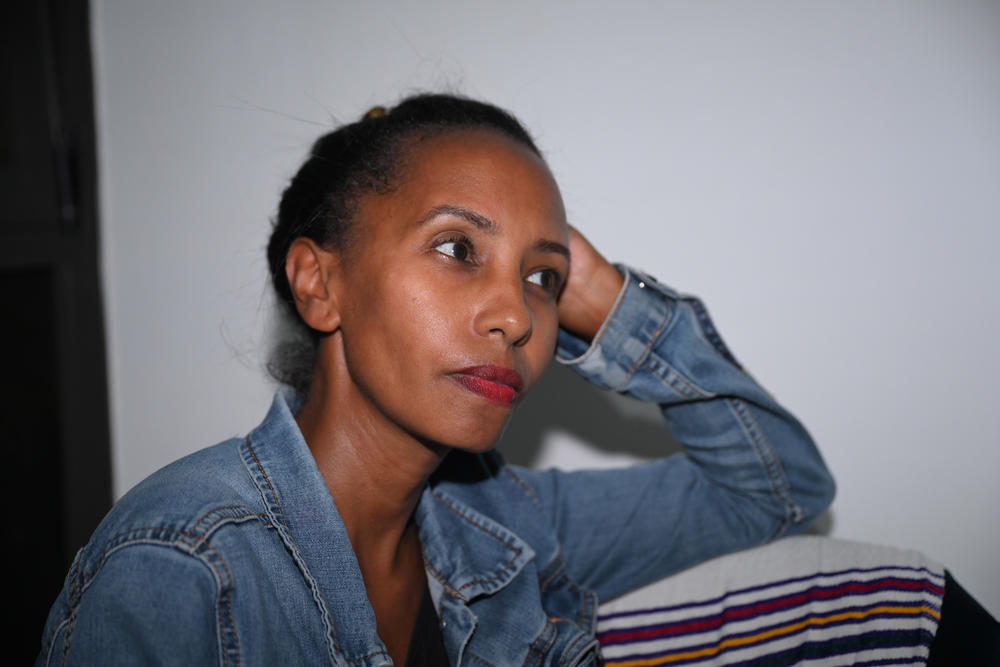 Michal Worke—an Israeli artist with Ethiopian roots, shares her studio space and artwork.