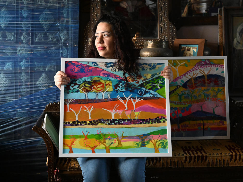 Rana Samara, a Palestinian artist from Ramallah in the Israeli-occupied West Bank.