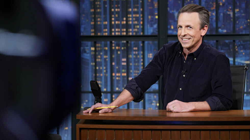 Seth Meyers on Dec. 13, 2023.