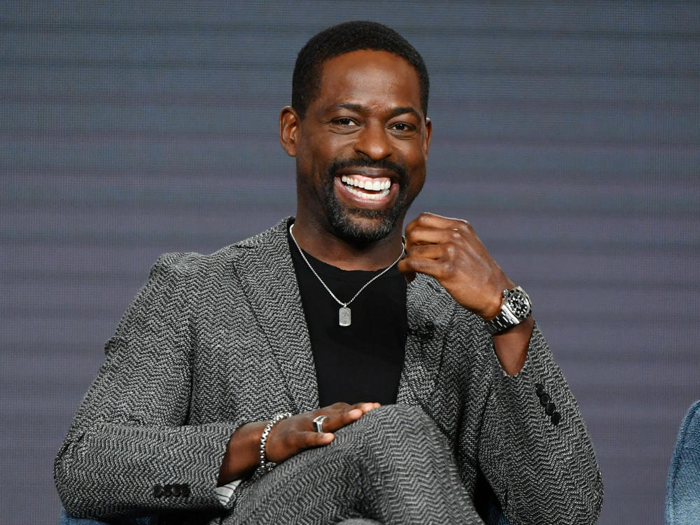 Sterling K. Brown, shown here in January 2020, stars in the new film <em>American Fiction.</em>
