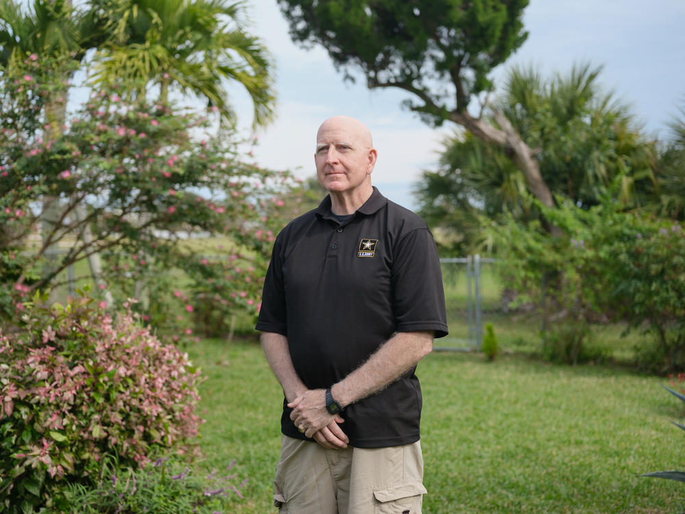 Gregg Martin, author of 'Bipolar General,' at his home in Cocoa Beach, Fla.