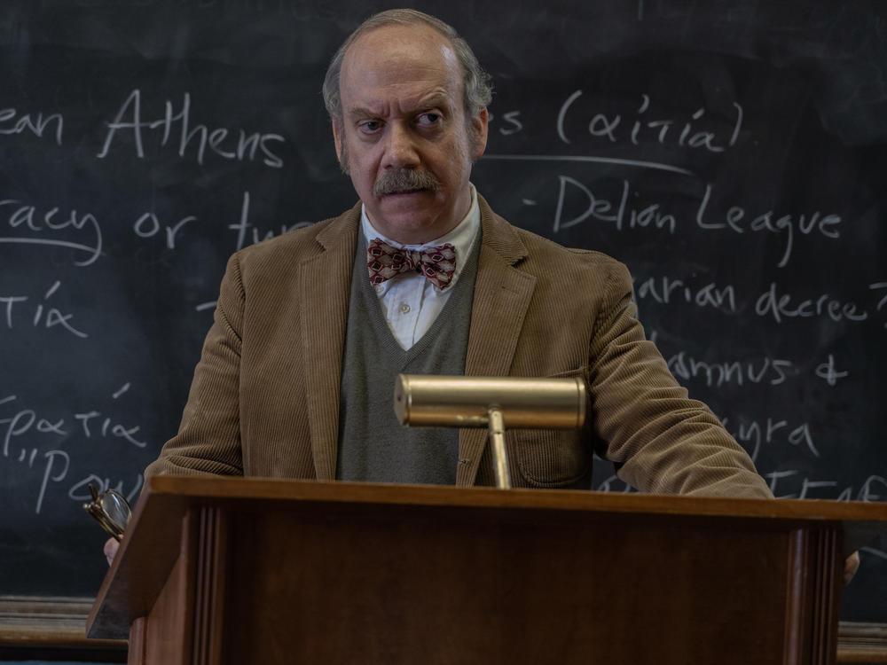 Paul Giamatti stars as Paul Hunham in Alexander Payne's new film, <em>The Holdovers.</em>