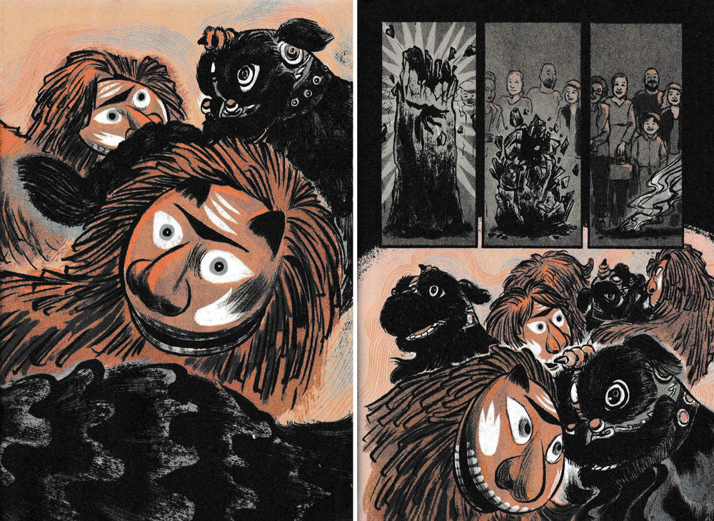 A page from <em>Lunar New Year Love Story. </em>