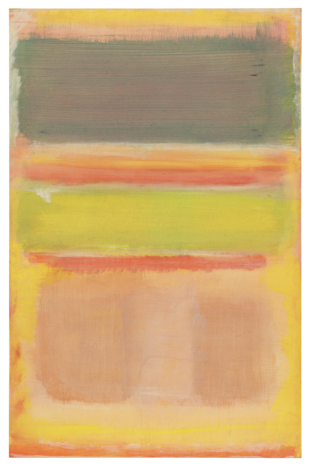 Mark Rothko, <em>Untitled</em>, c. 1949, oil and watercolor on watercolor paper.