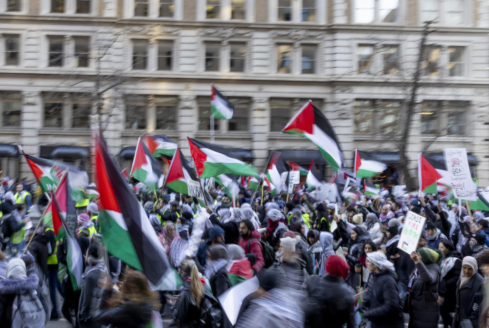 Before the march, speakers shared their stories.