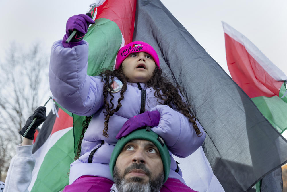Buses came from more than 20 states including Georgia, Connecticut, Indiana and Texas to show their support at the rally, according to the march website.
