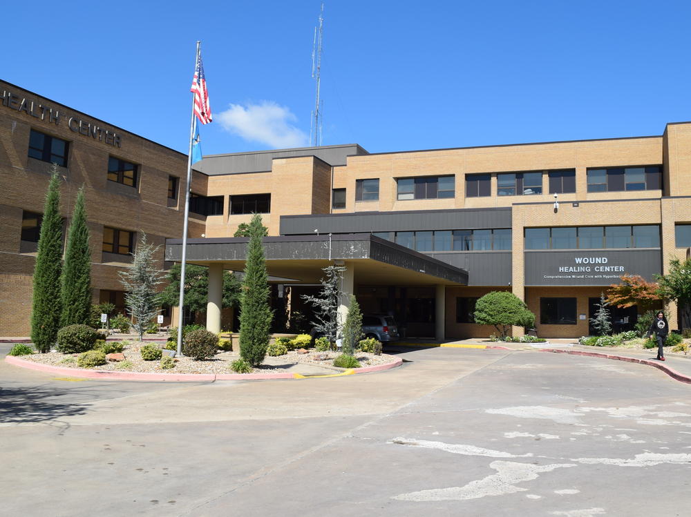 McAlester Regional Health Center's administrative offices in McAlester, Oklahoma.