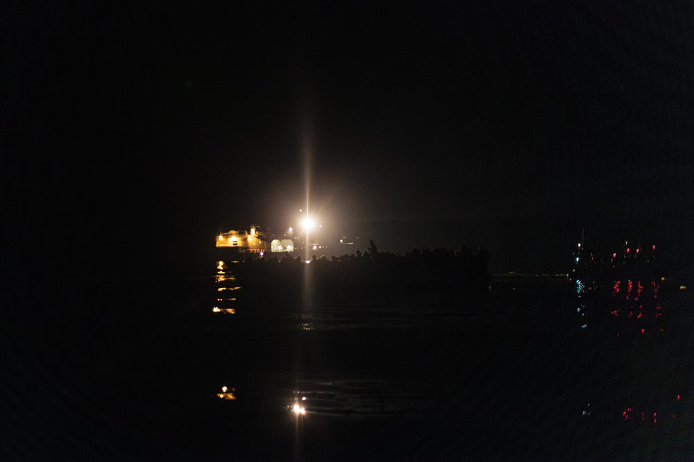 The wooden boat was carrying 162 people, including 22 women and 29 children. It departed for Europe from Zawiya, Libya, on Oct. 6.