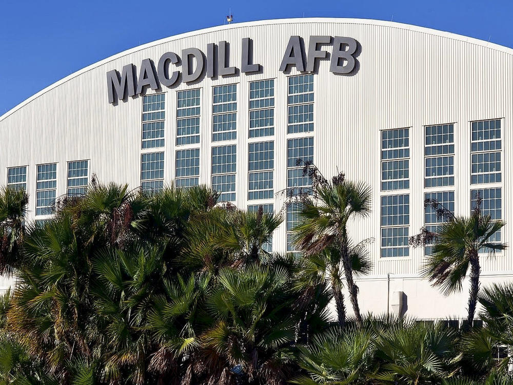 In this photo provided by the U.S. Air Force, a hangar stands at MacDill Air Force Base on Jan. 4, 2021, in Tampa, Fla. As many as 121 unmarked graves in a former Black cemetery have been discovered at the base, military officials confirmed.