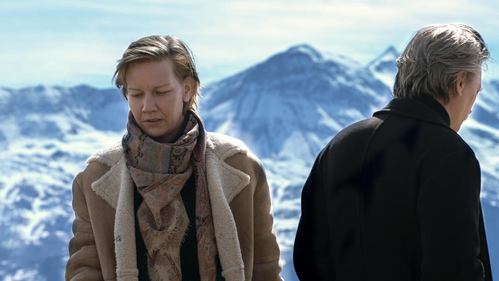 French filmmaker Justine Triet was nominated for best director for <em>Anatomy of a Fall, </em>about a writer (played by Sandra Hüller, above) accused of murdering her husband. <a href=