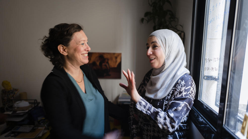 The Hand in Hand Jerusalem school principal Efrat Meyer, who is Jewish, and vice principal Engie Wattad, who is Arab Muslim, are longtime colleagues and friends. The school is mixed and bilingual.