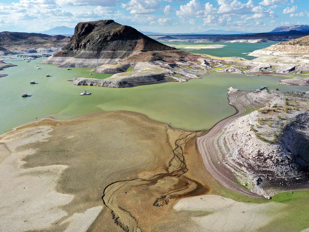 Hotter than normal temperatures are exacerbating the megadrought that's depleted Western water reserves, like Elephant Butte Reservoir in southern New Mexico, new research finds.