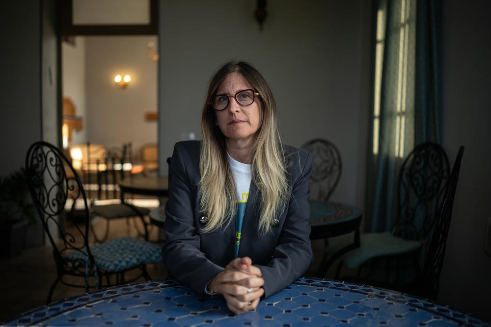 Idit Ohel is the mother of Alon Ohel, who was kidnapped by Hamas militants. 