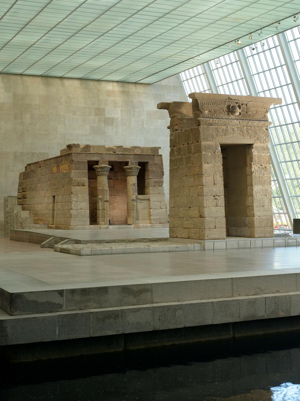 The Temple of Dendur at The Met.