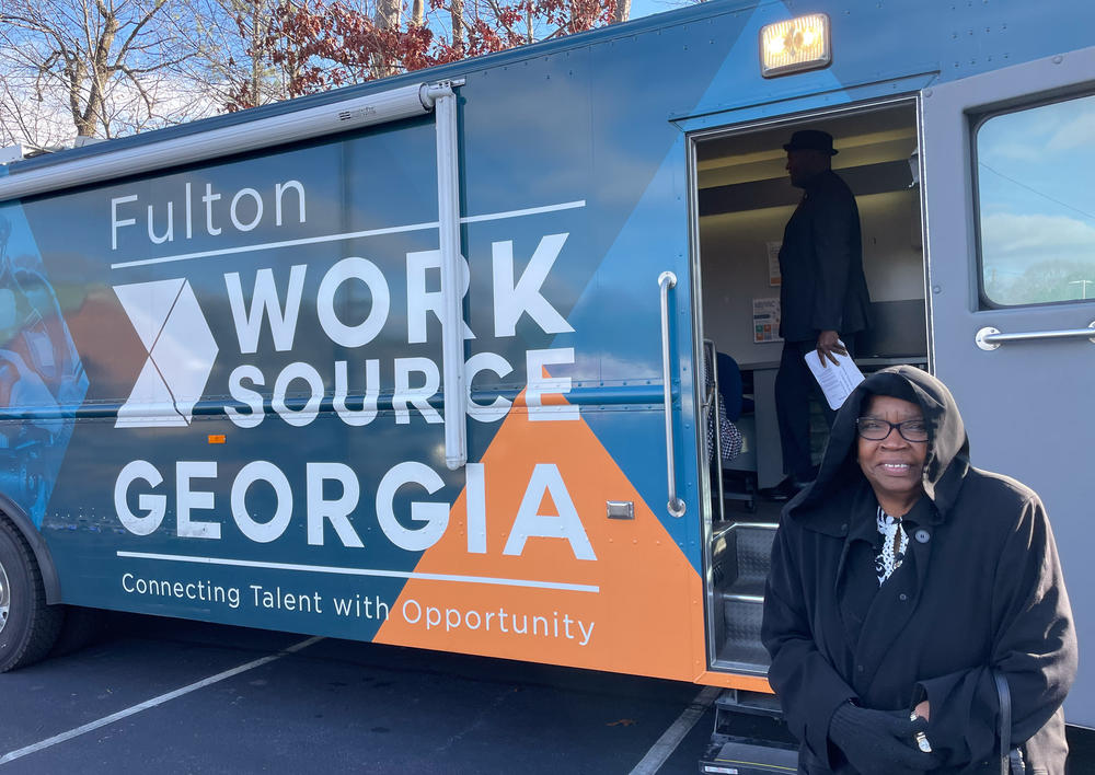 Evelyn Myers has just signed up to work her first election in Fulton County, Ga., where two 2020 election workers faced a torrent of abuse after they were falsely accused of election fraud.