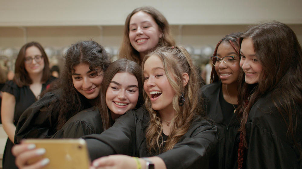 A still from <em>Girls State</em> by Jesse Moss and Amanda McBaine.