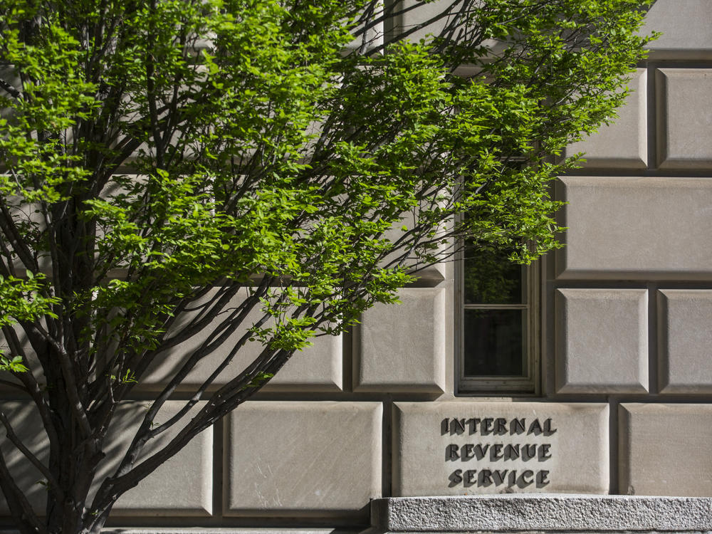 The Internal Revenue Service building is seen on April 15, 2019, in Washington, D.C.