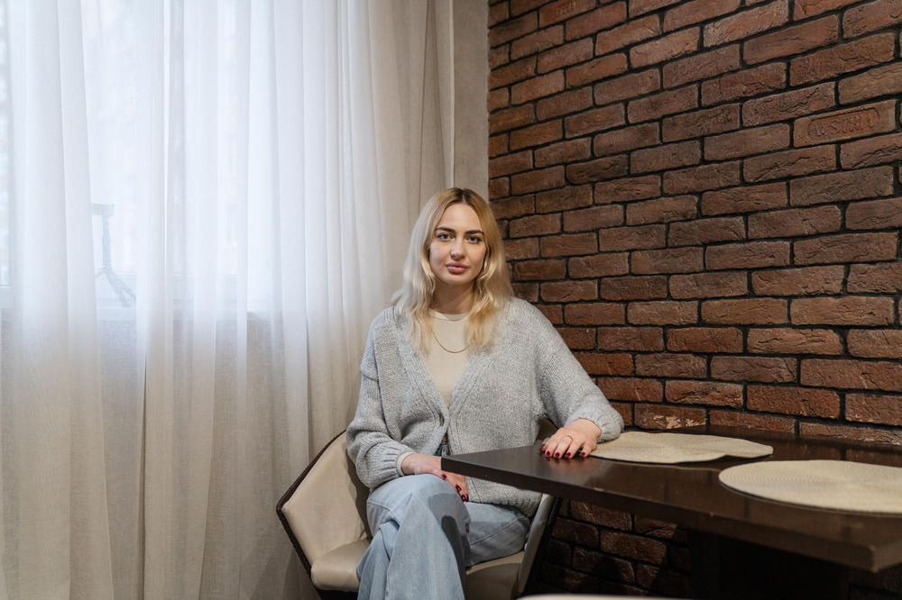 Diana Banshyna, 23, is a gynecology intern living in Dnipro. At the beginning of last October, Ukraine started requiring female medical professionals ages 18 to 60 to register for military service.