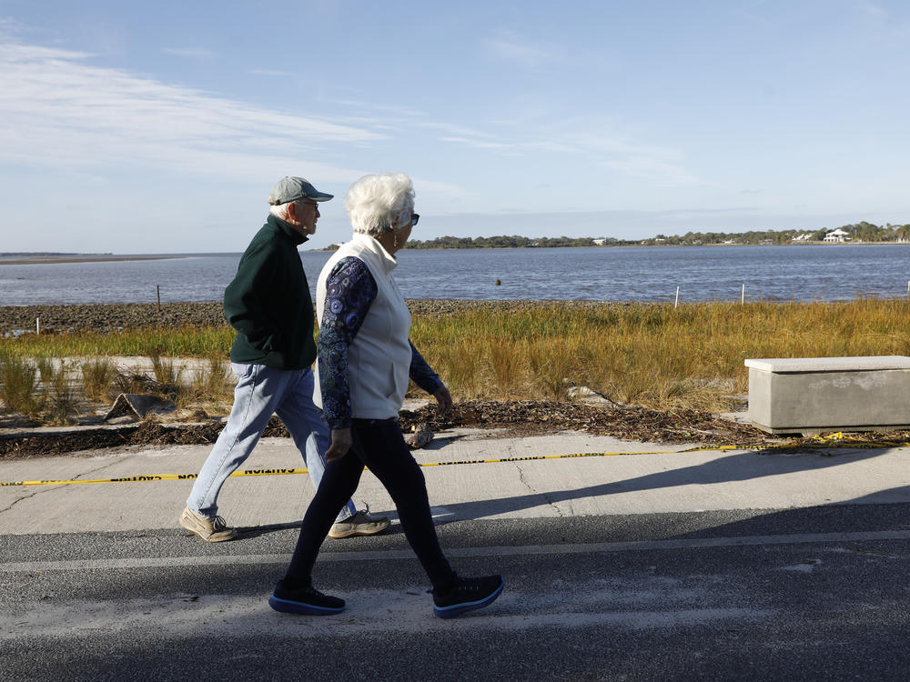 There's growing public support for nature-based projects in Cedar Key. Some private landowners have begun installing living shoreline projects on their properties.