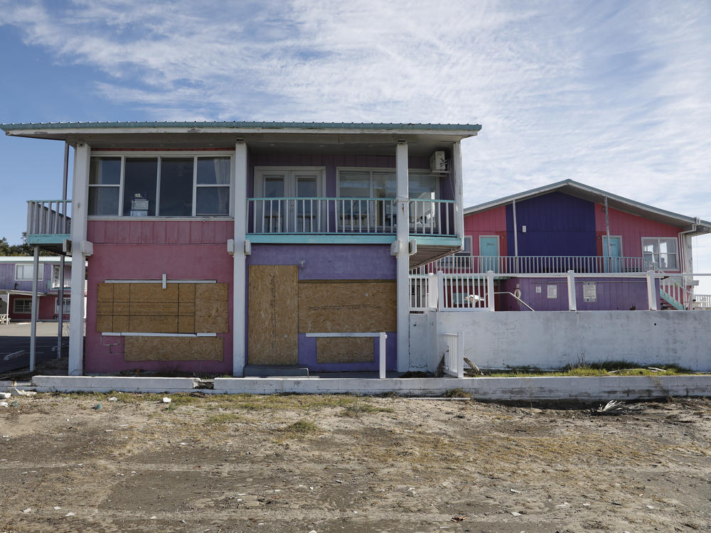 After Hurricane Idalia, researchers found that living shoreline projects helped protect buildings on Cedar Key like this hotel by reducing incoming wave energy by 15% to 20%.