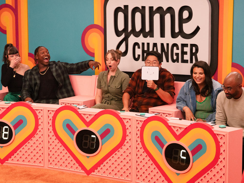 Contestants on the set of <em>Game Changer. </em>