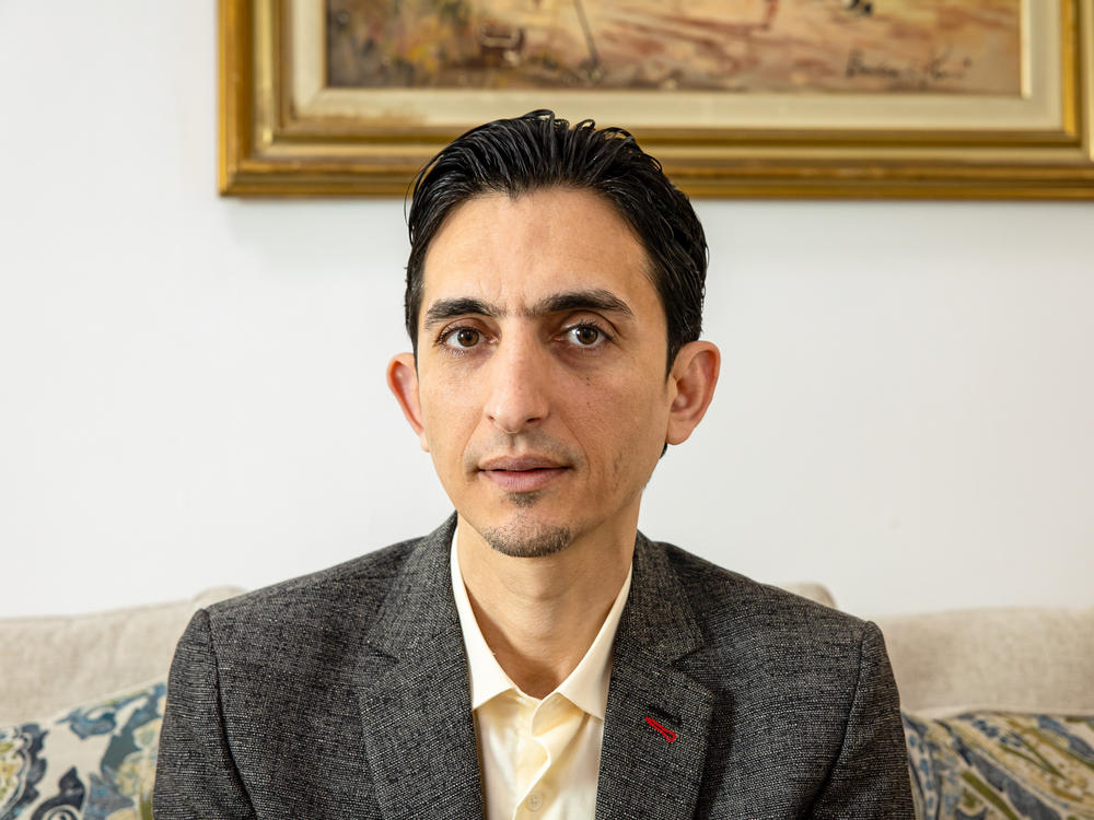 Husam Abukhedeir, a Palestinian neurosurgeon, photographed on Thursday at his home in Al Ain, United Arab Emirates. He left his native Gaza in November because he felt that conditions caused by the war had stripped him of his power as a physician — and endangered his family.
