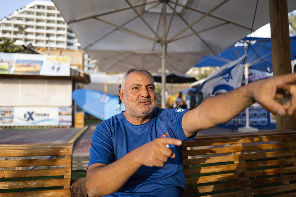 Samy Azulay, owner of Eilat Water Sports, says he doesn't think tourists would want to come to a sad place for vacation.