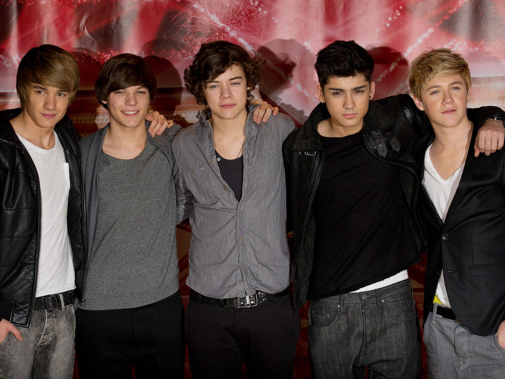 The members of One Direction — Liam Payne, left, Louis Tomlinson, Harry Styles, Zane Malik and Niall Horan — in London in December 2010.
