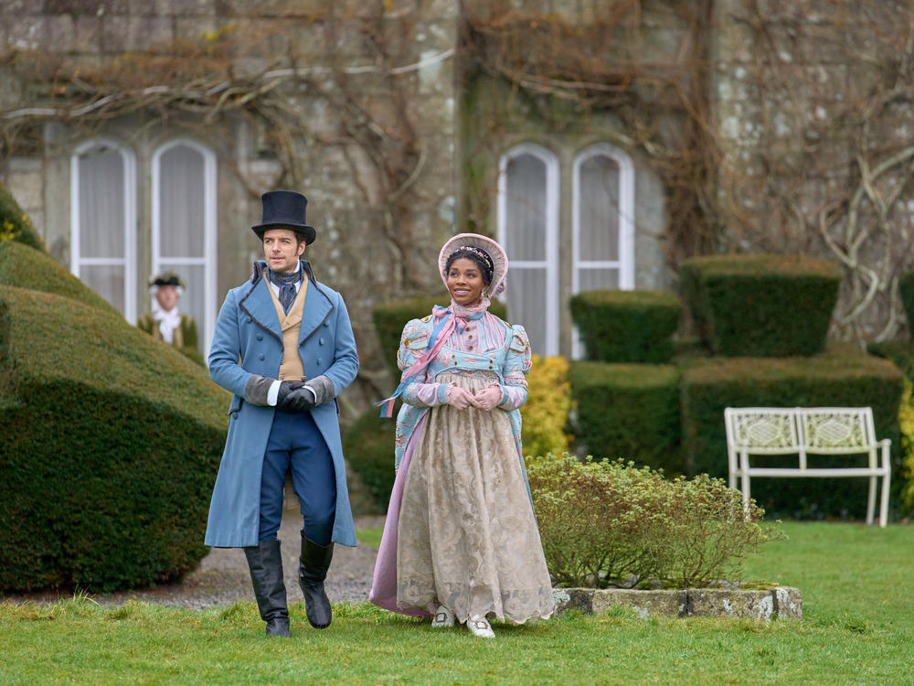Dan Jeannotte and Deborah Ayorinde in <em>Sense and Sensibility</em>.