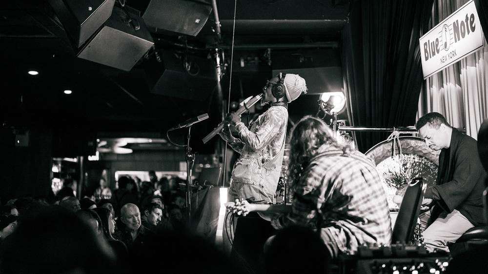André 3000's band includes Carlos Niño, Surya Botofasina, Nate Mercereau and Deantoni Parks.