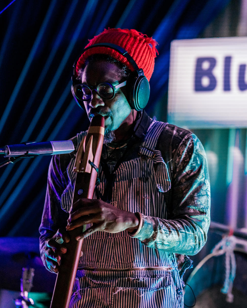 André 3000 surrounded himself with around a dozen varieties of the flute, plus assorted digital woodwinds.