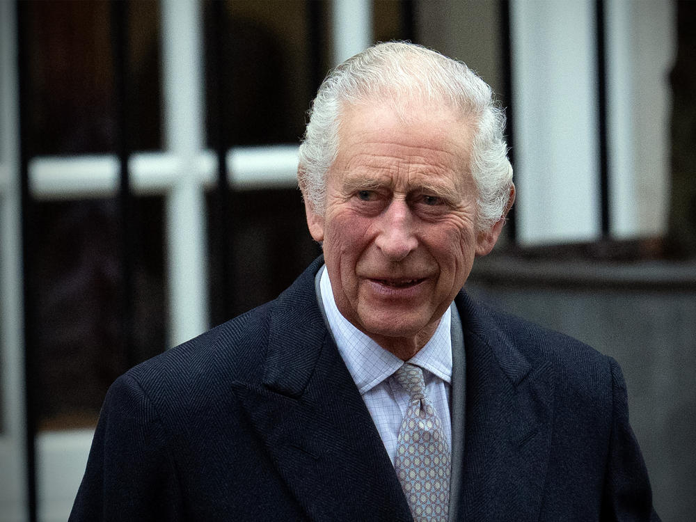 King Charles III departs the London Clinic after receiving treatment for an enlarged prostate on Jan. 29.