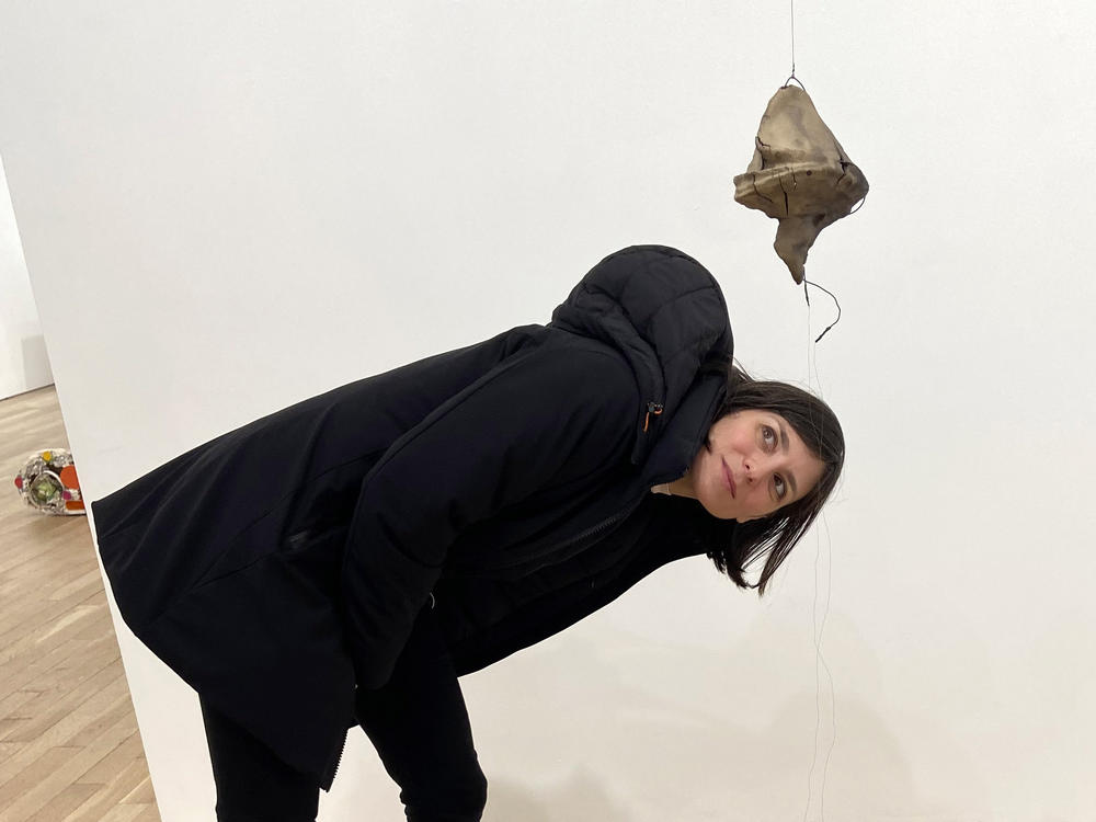 Bianca Bosker takes a close look at a work by Julianne Swartz at the gallery Bienvenu Steinberg & J in New York. Bosker says it's OK to 