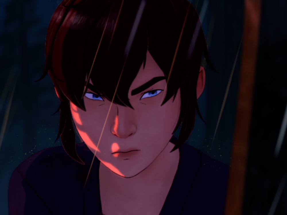 Maya Erskine voices Mizu in <em>Blue Eye Samurai</em>.