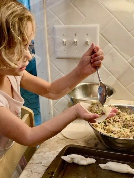 Alice Young came up with her dumpling recipe using ingredients that are easy to find in North Carolina and steps that her grandchildren can follow along with.