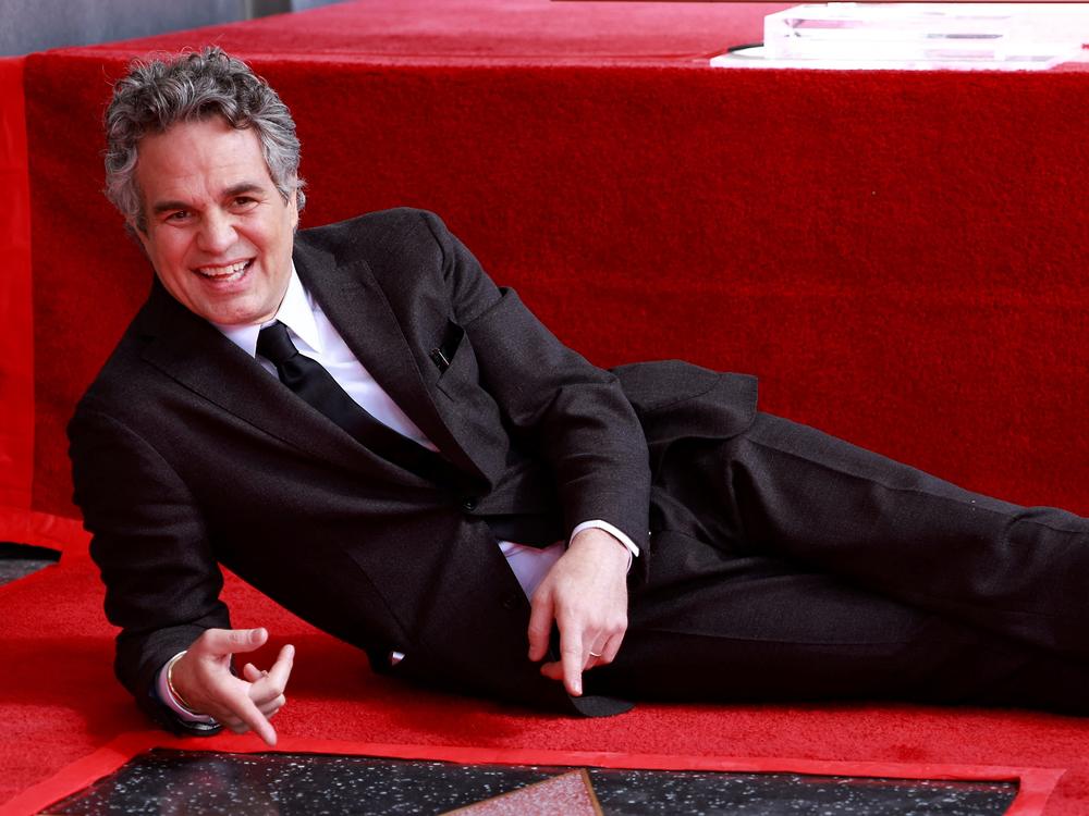 Actor Mark Ruffalo poses during his Hollywood Walk of Fame ceremony in Los Angeles on Feb. 8, 2024.