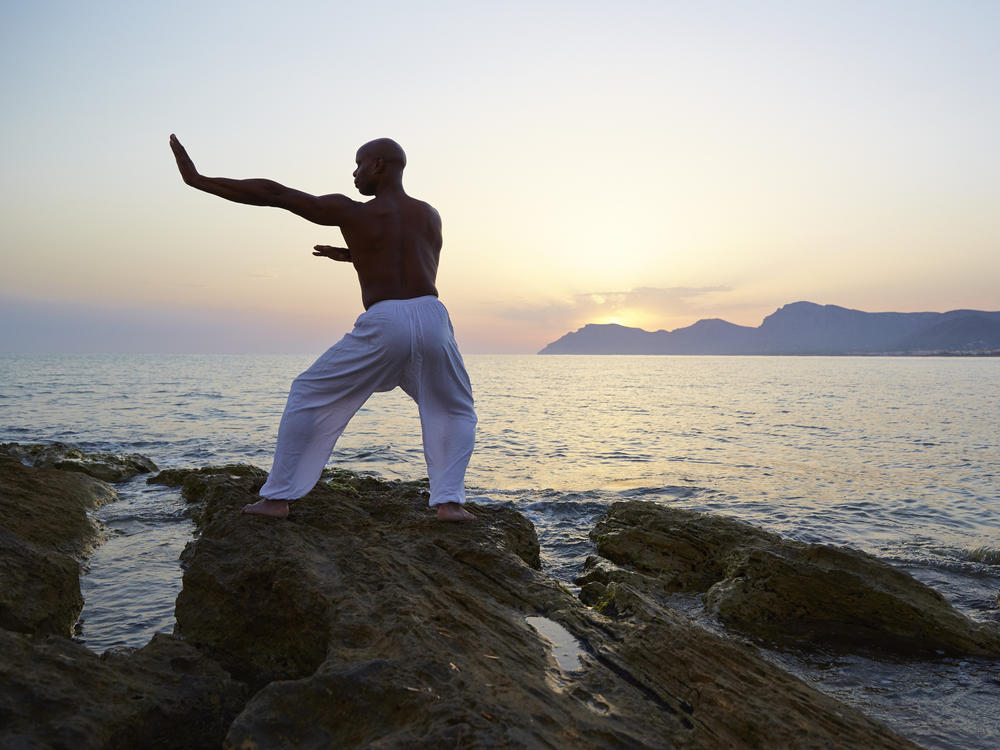 Tai chi has many health benefits. It improves flexibility, reduces stress and can help lower blood pressure.