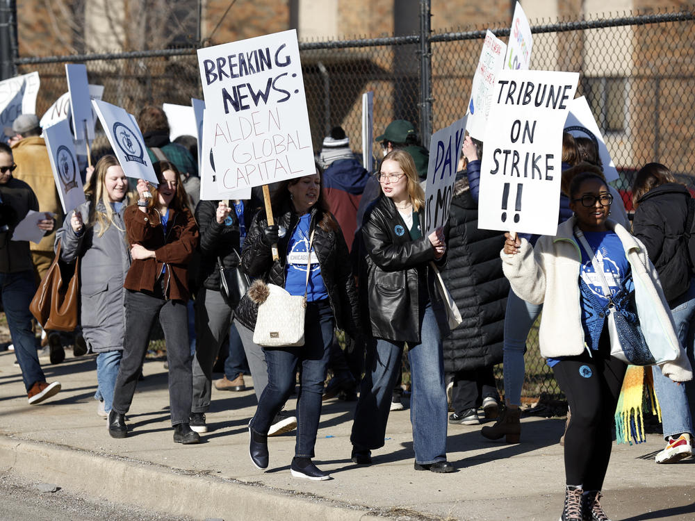 For the first time in the <em>Chicago Tribune's</em> history, unionized staff held a one-day strike on February 1 against owner Alden Global Capital.