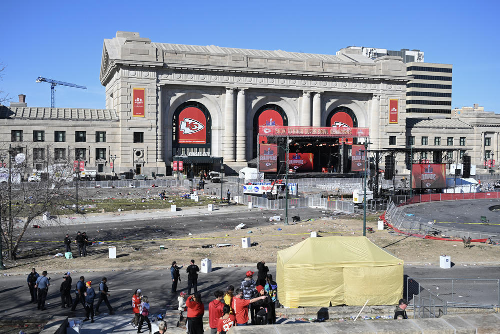 Multiple people were injured after gunfire erupted at the Kansas City Chiefs' Super Bowl victory rally on Wednesday, local police said.
