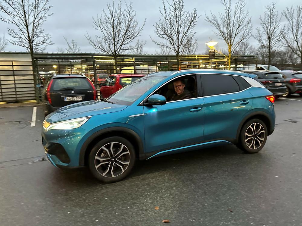 Sjoerd Janssen driving his BYD Atto 3