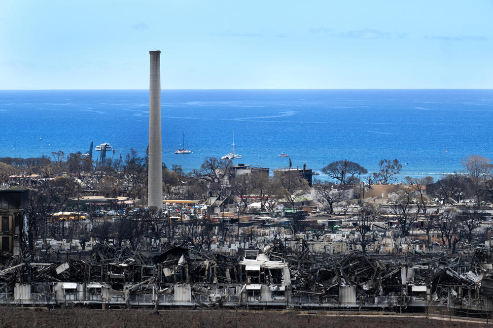 On Maui, the historic town of Lahaina, once the capital of the Hawaiian kingdom, is seen here in August 2023 after the deadly wildfire.