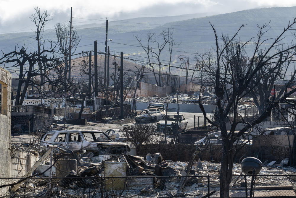 This is Lahaina in August 2023 after the wildfires - the deadliest wildfires in the U.S. in more than a century. The blazes killed 101 and destroyed or damaged more than 2,000 structures.