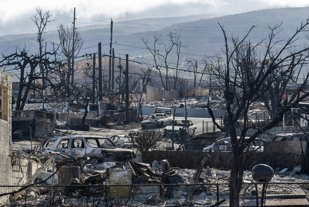 This is Lahaina in August 2023 after the wildfires - the deadliest wildfires in the U.S. in more than a century. The blazes killed 101 and destroyed or damaged more than 2,000 structures.