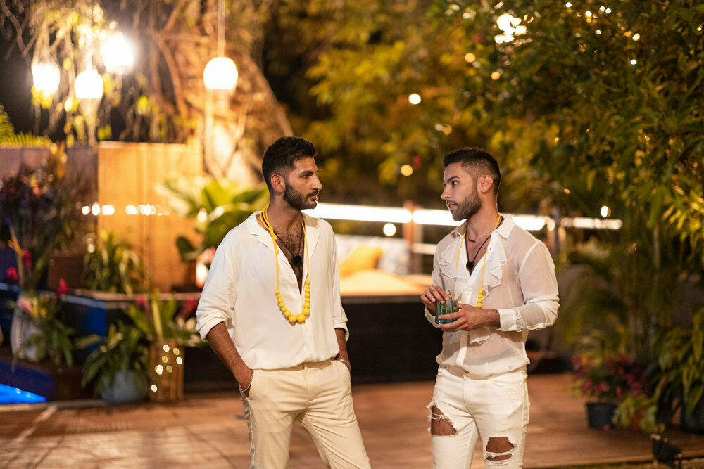 Ashmal, left, and Rehman in the 