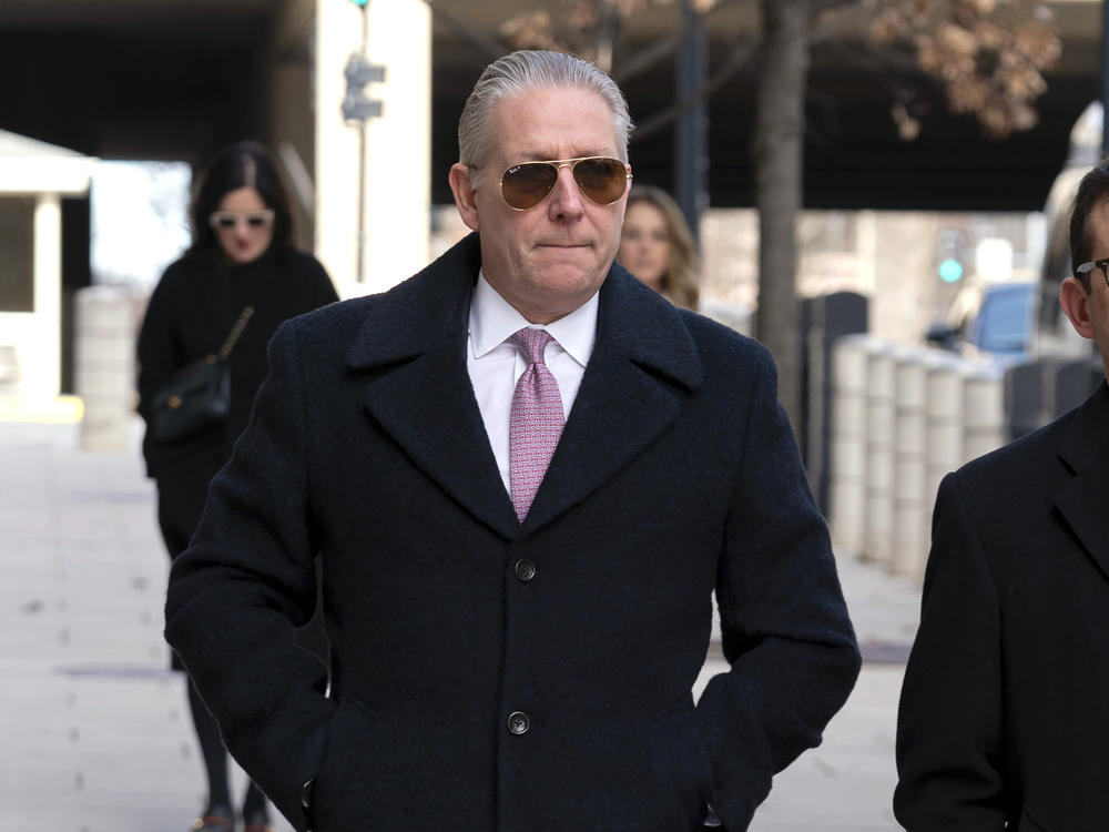 Charles McGonigal, a former special agent in charge of the FBI's counterintelligence division in New York, arrives at the federal courthouse in Washington, D.C., on Friday.
